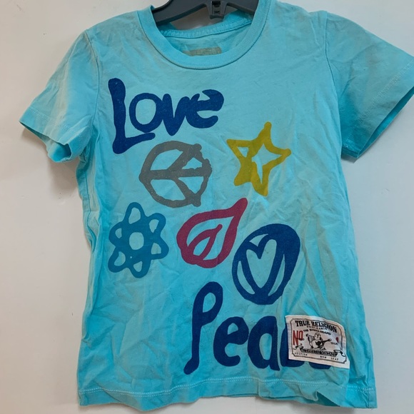 True Religion Kids Peace & Love t-shirt - Picture 3 of 6